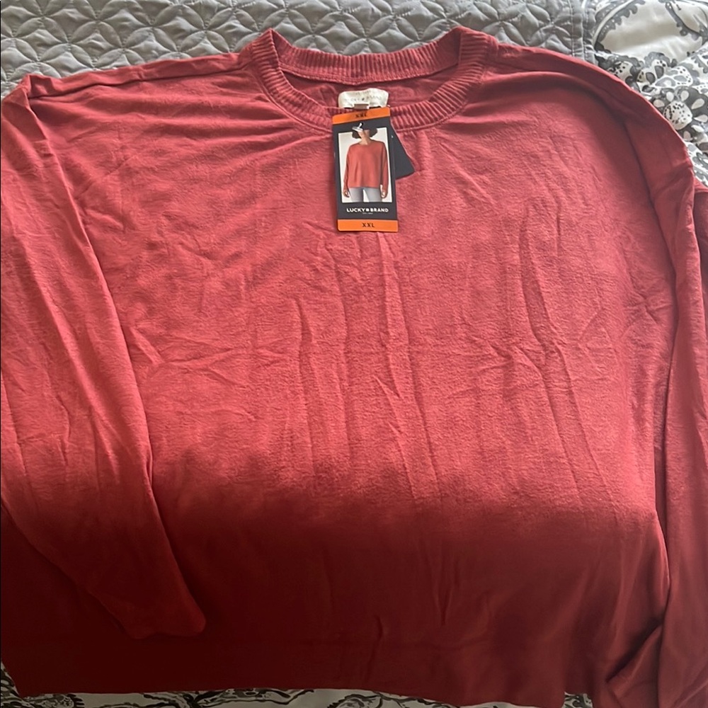 Lucky Brand Deep Red Sweater